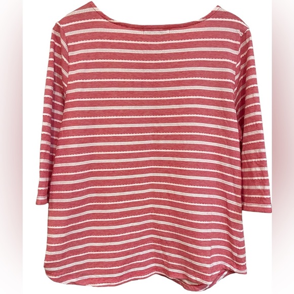 ❤️StudioWorks size 1X red/white 3/4 sleeve shirt. Soft & nice!! - Picture 4 of 4